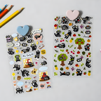 100 Stickers autocollants Chat Noir