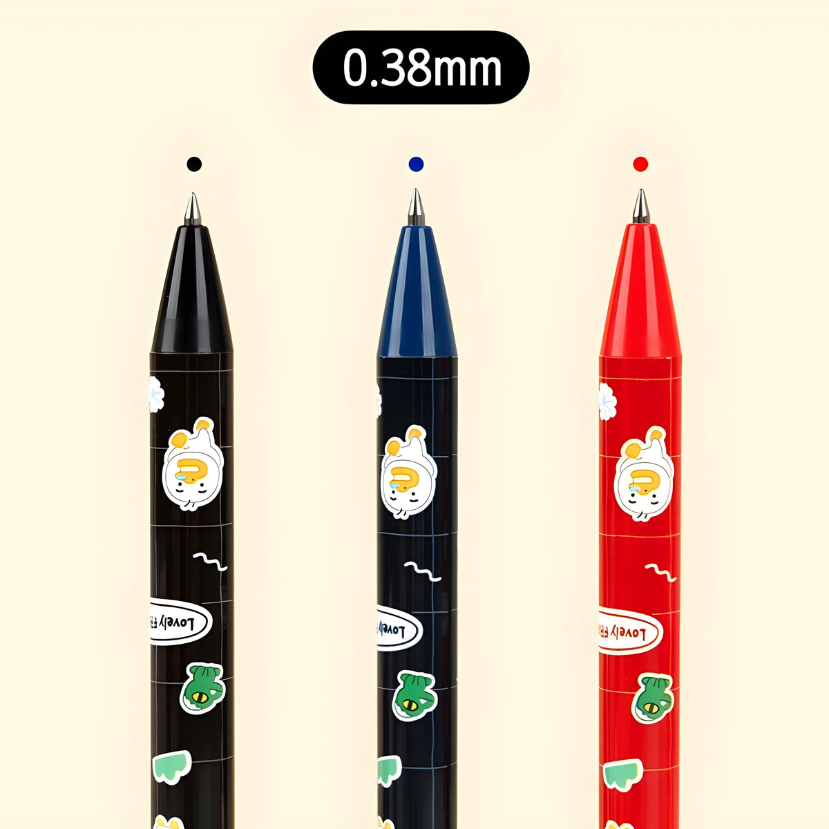 Stylos Little Kakao Friends (set de 3)