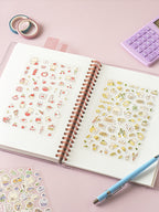 250 Stickers autocollants Fruits & Chat