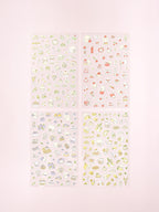 250 Stickers autocollants Fruits & Chat