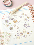 250 Stickers autocollants Fruits & Chat