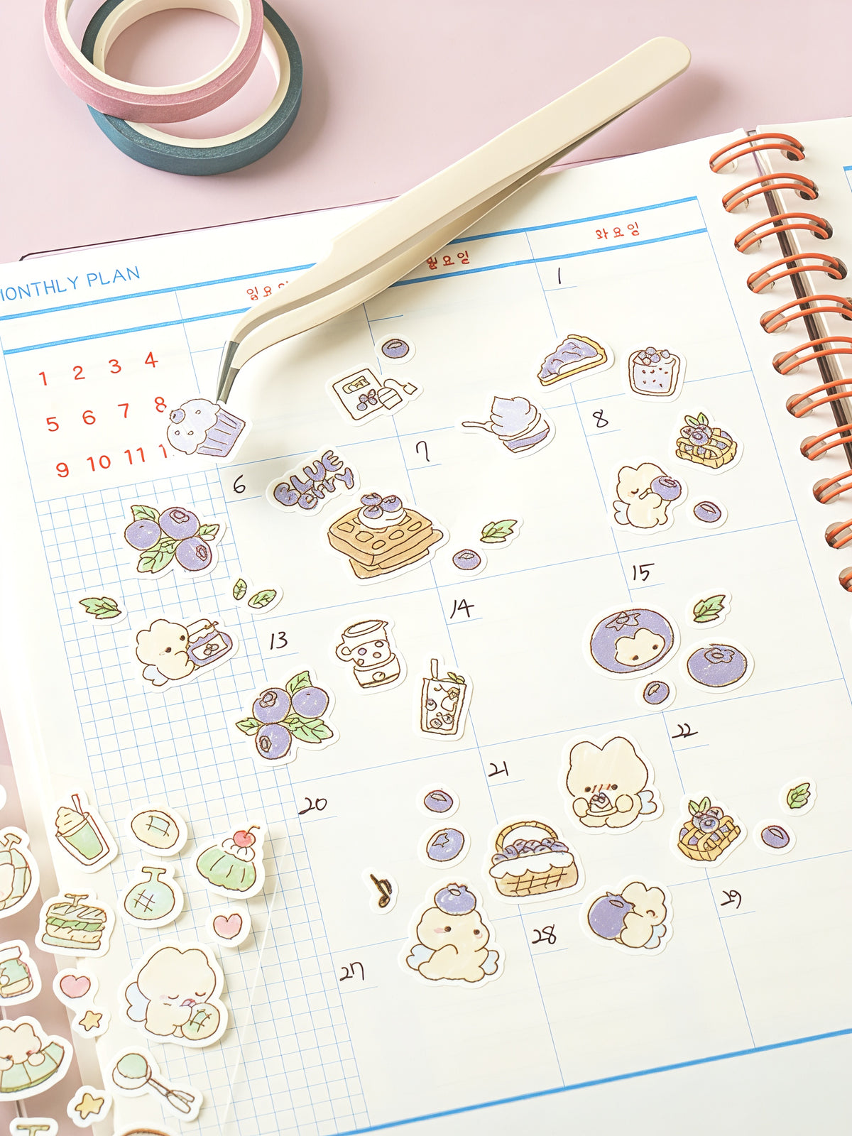 250 Stickers autocollants Fruits & Chat